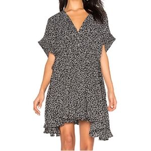 Free People One Fine Day Floral Ruffles Mini Dress Medium